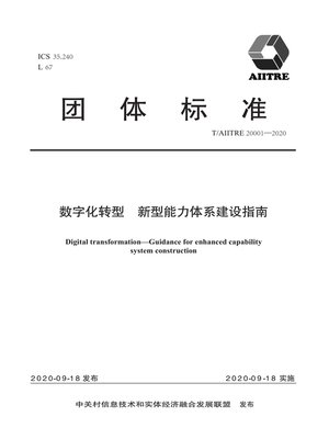 cover image of 数字化转型 新型能力体系建设指南